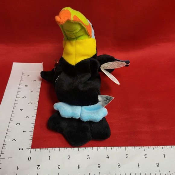 Coca Cola Toolu the Toucan Honduras Bean Bag Plush Beanie 1999 - Picture 7 of 12